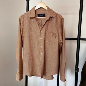 Orange Houndstooth Sect Shirt